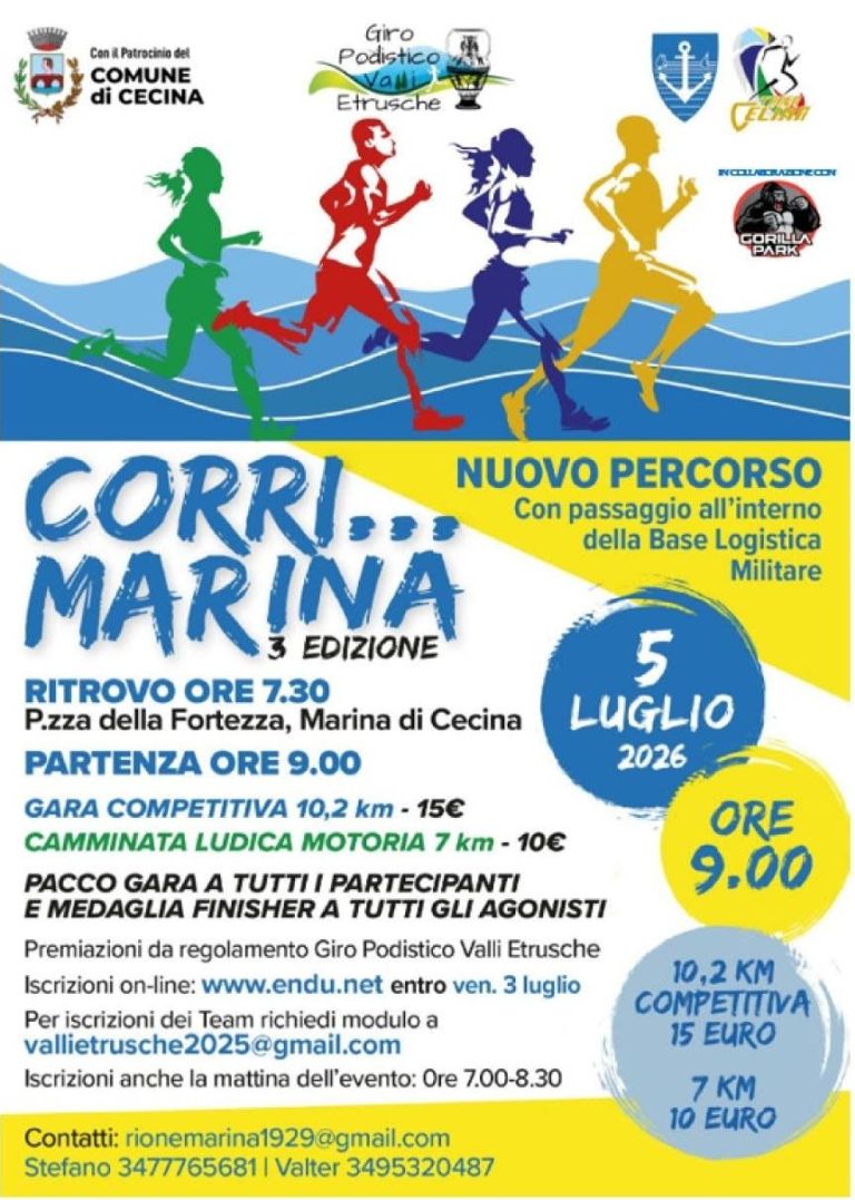 3° Corri... Marina
